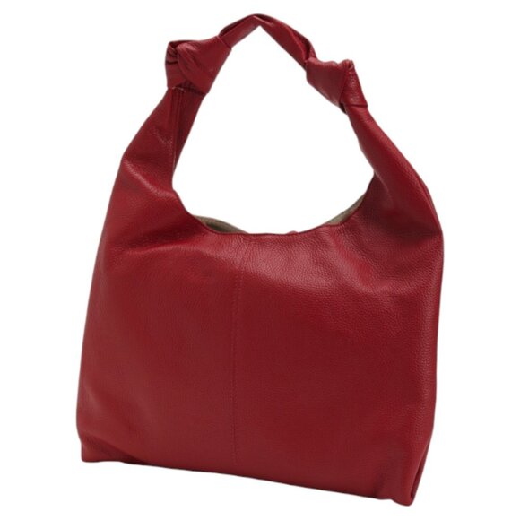 VIOLA CASTELLANI Made In Italy Leather Unlined Slouchy Hobo - Picture 3 of 4